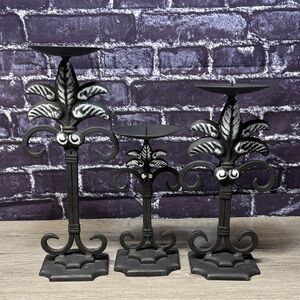 Fluer De Lis Candle Holders